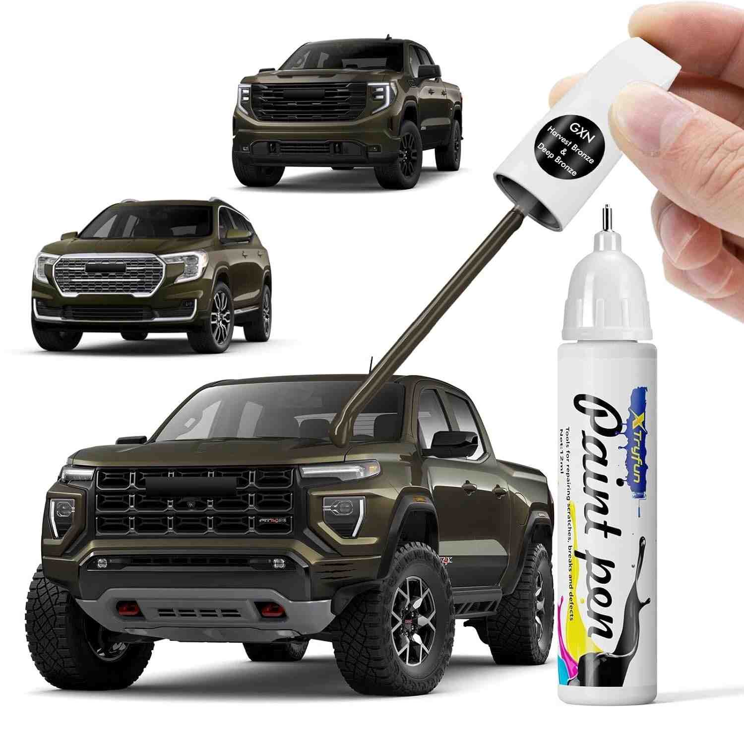 Tinta de Retoque Automotivo para GMC - Bronze Profundo GXN/WA135H | Reparo de Arranhões e Lascas com Cor Perfeita