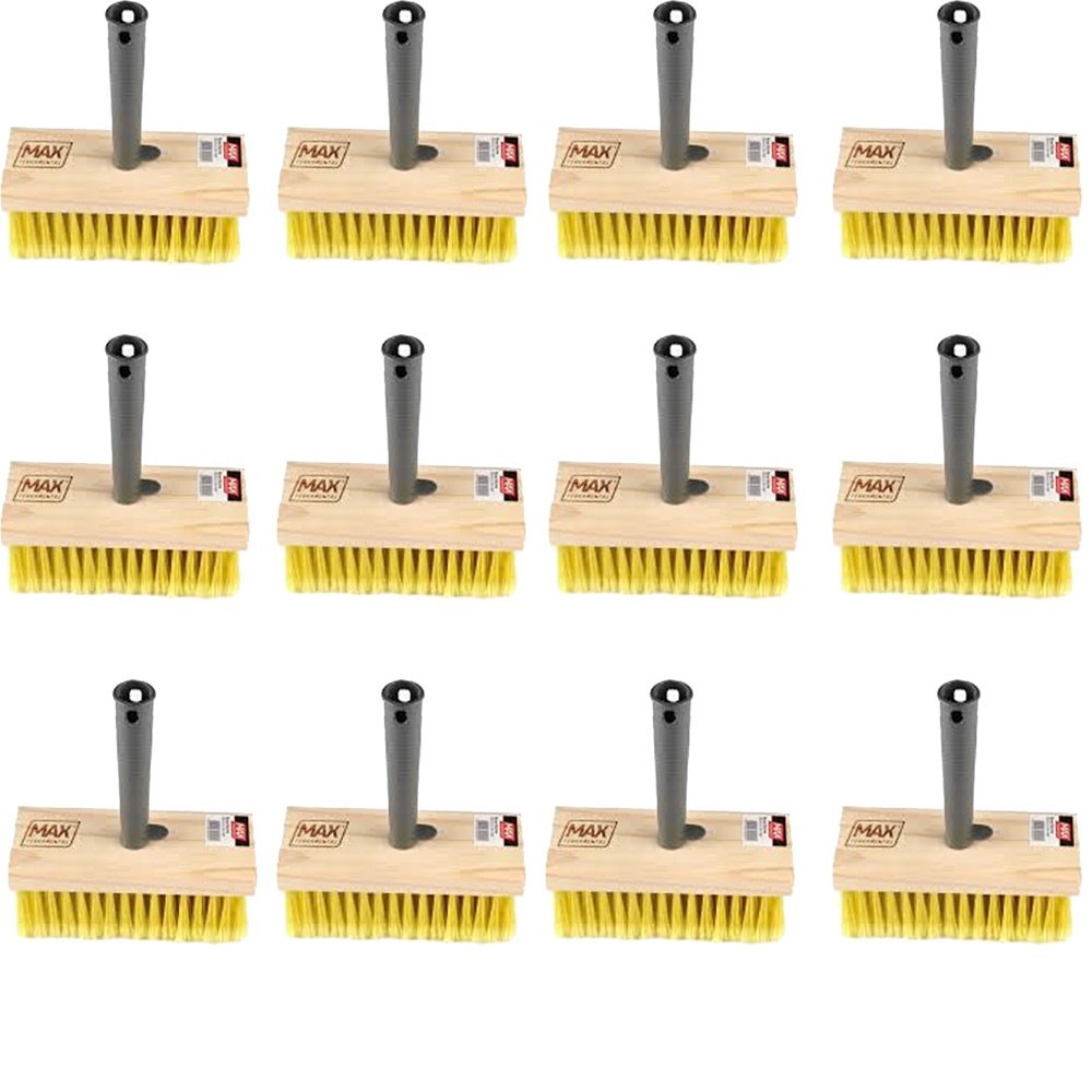 Broxa Grande Max: Kit 12 Unidades para Pintura