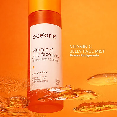 Bruma Facial Vitamin C Jelly Mist – Hidratação e Brilho em 100ml