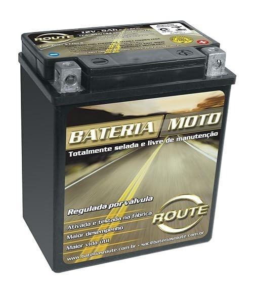 Bateria Moto Honda Lead 110 12V 7Ah YTX7L-BS Route - Potência e Durabilidade Garantidas!