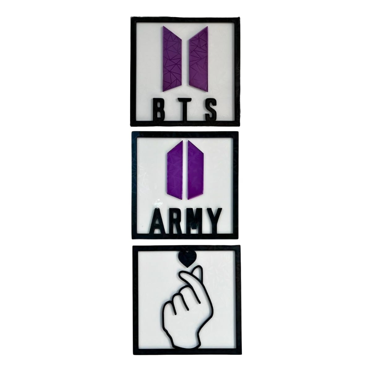 Kit Quadros BTS Army - Decore com Estilo K-pop Dorameira