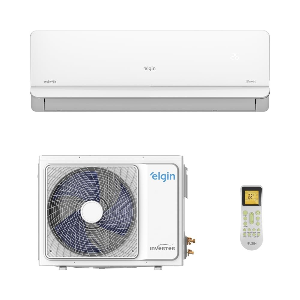 Ar Condicionado Hi Wall Inverter Elgin Eco Star 12.000 Btus Frio 127v R-32 - Eficiência e Conforto Silencioso