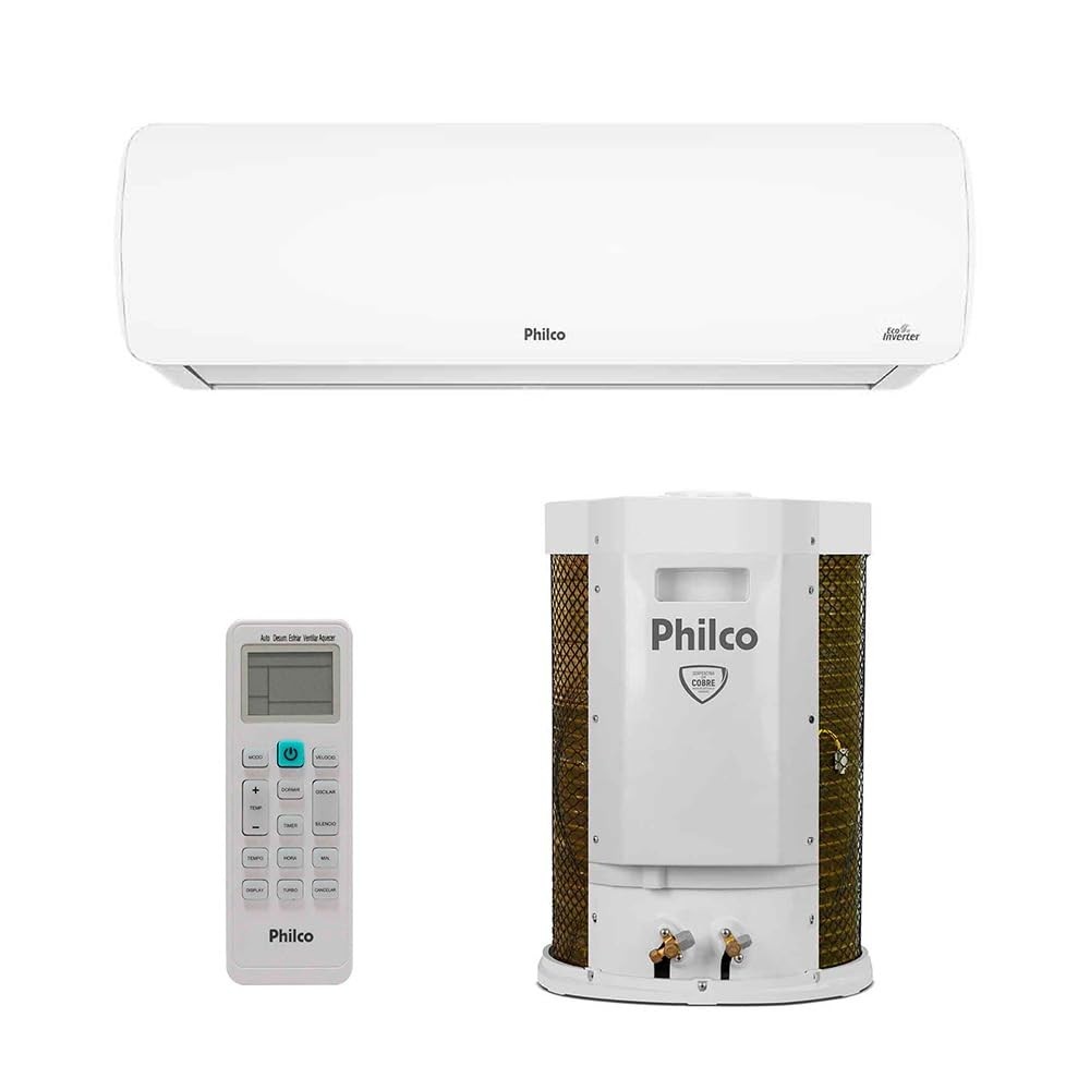 Ar Condicionado Split Hi-Wall Eco Inverter Philco 24.000 Btus Frio 220V R32 - Tecnologia Inverter e Economia de Energia