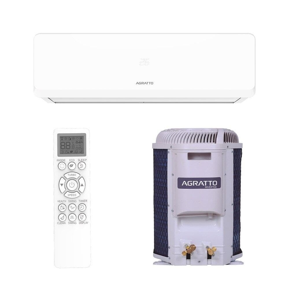 Ar-Condicionado Split HW Agratto Fit Top 9.000 BTUs R-32 Só Frio 220V - Eficiência e Estilo