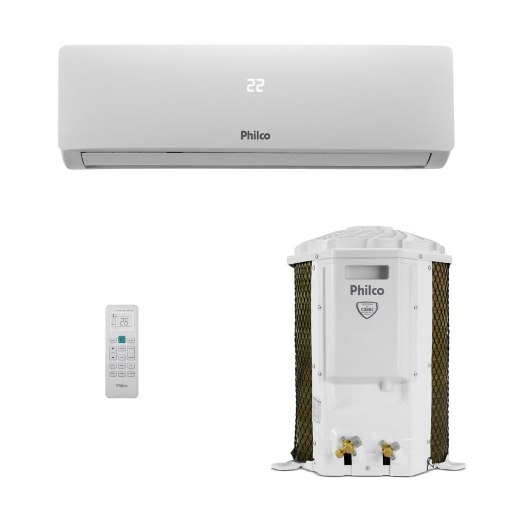 Ar-Condicionado Split Philco PAC12FI 12.000 BTUs Só Frio 220V - Tecnologia R-32, Silencioso e Econômico