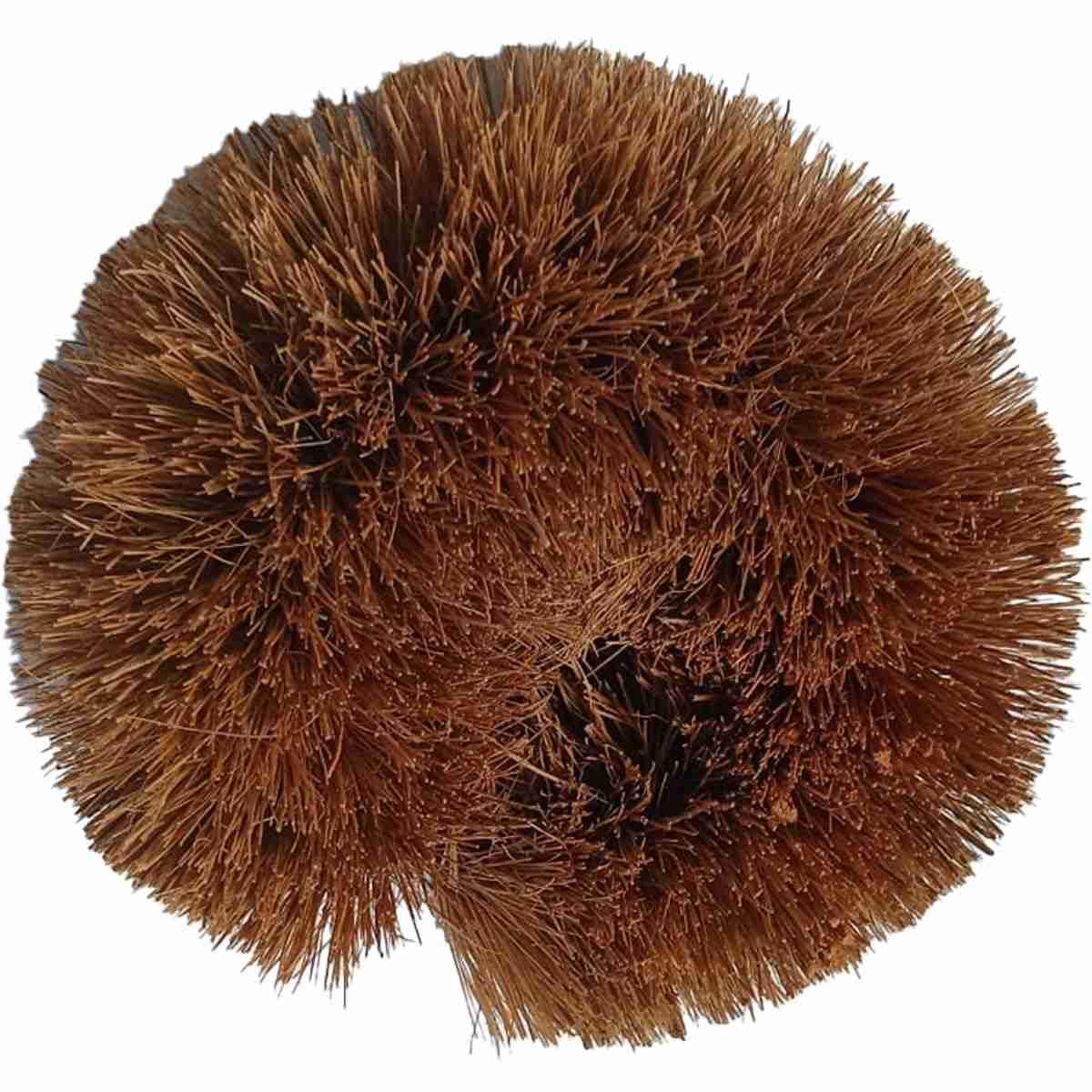 Bucha de Coco para Limpeza de Pneus - Ferramenta Profissional para Brilho e Limpeza Profunda