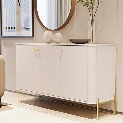 Buffet Nova Orleans: Elegância Off White e Dourado