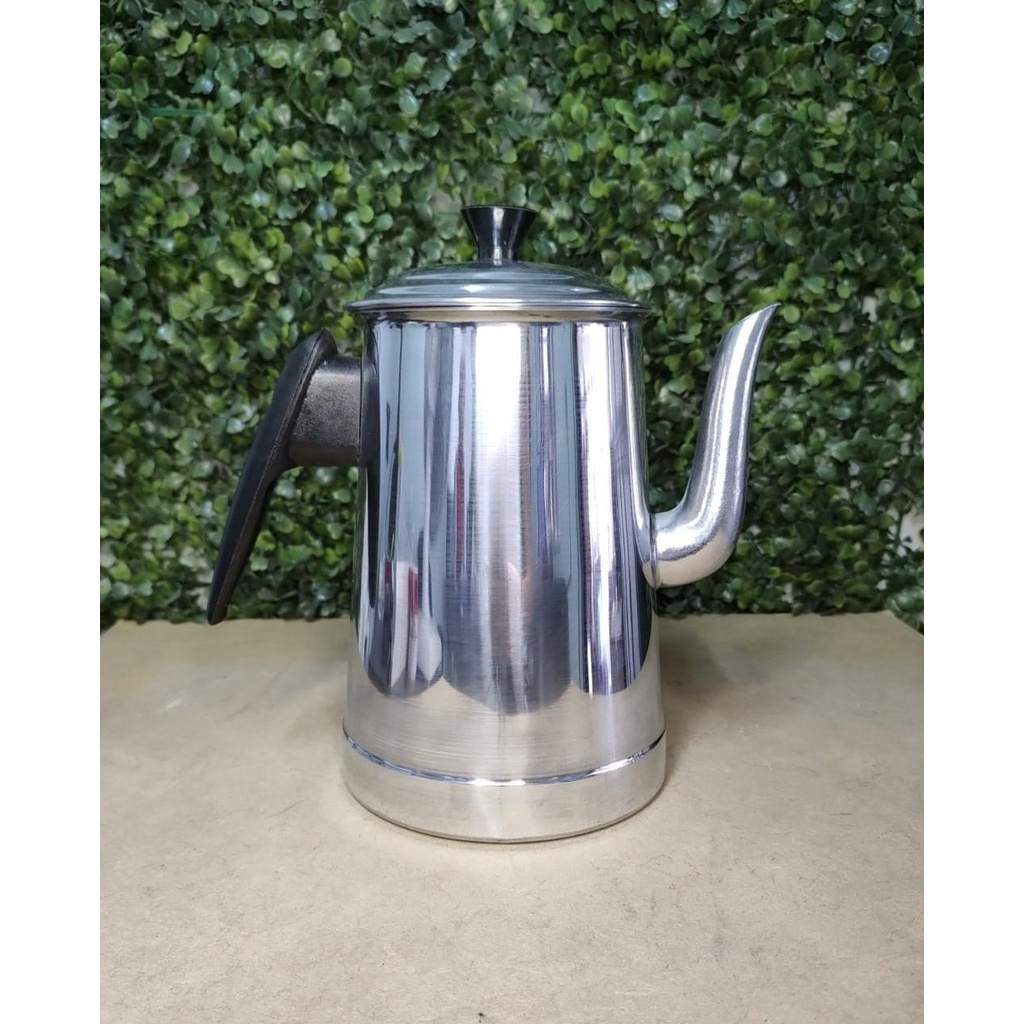Bule de Café com Cabo de Baquelite 1,76L – Perfeito para Fãs de Café