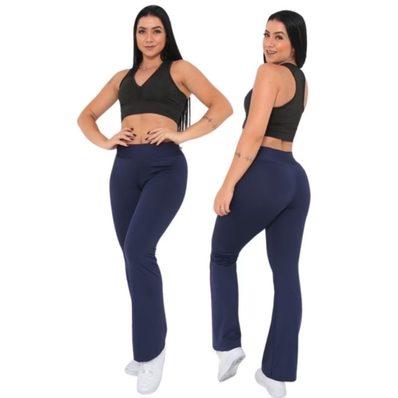 Calça Flare Cintura Alta que Empina o Bumbum