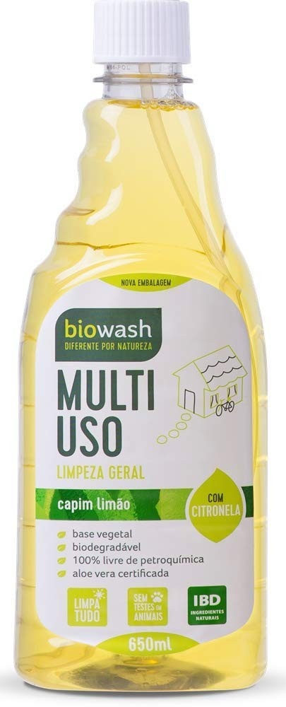 Biowash Bw Multiuso Refil 650ml - Limpeza Ecológica e Eficaz para Toda Casa