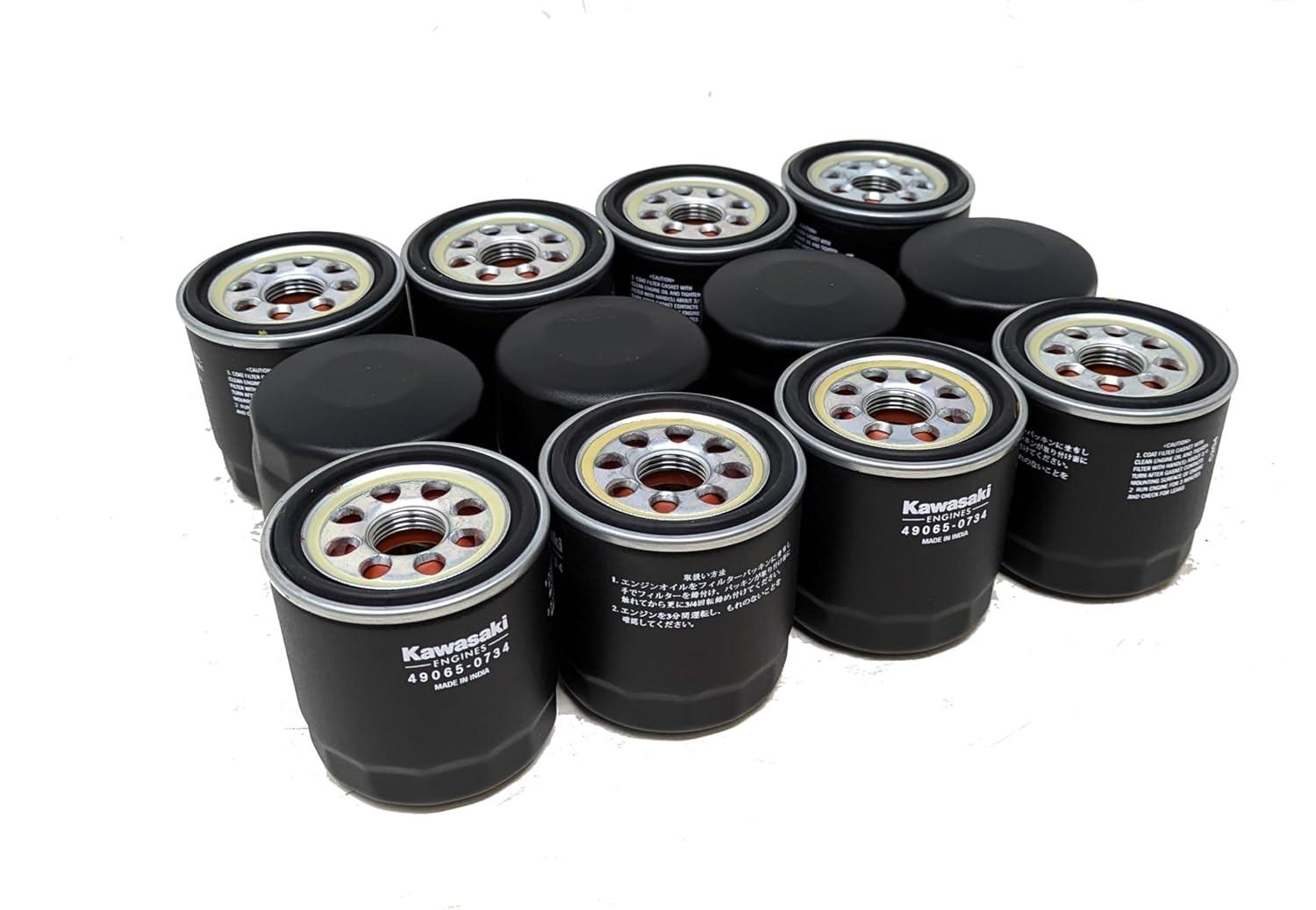 Filtro de Óleo Kawasaki 49065-0724 (Kit c/ 12) - Peça Original OEM para Sua Moto