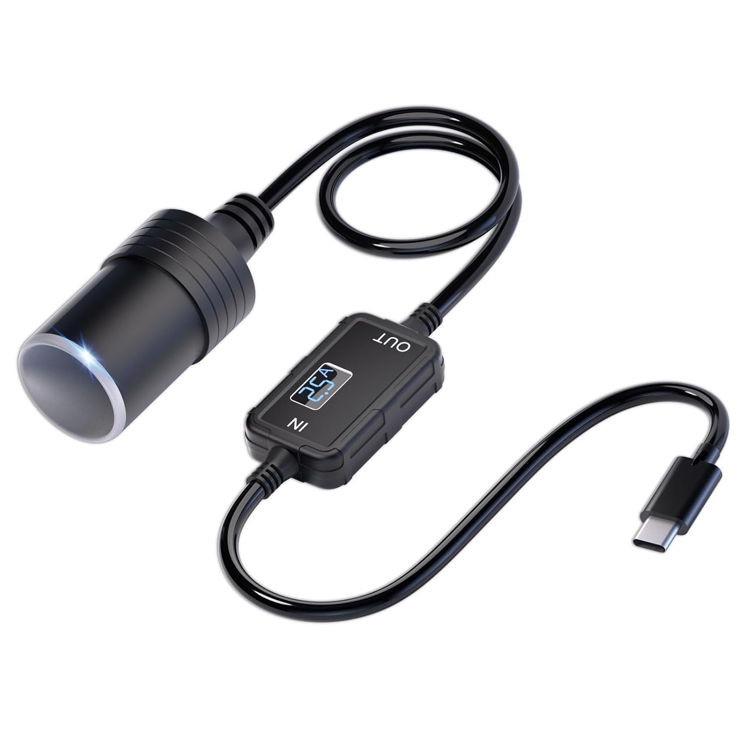 Adaptador USB C para Isqueiro 12V 36W PD 3.0: Energia Inteligente para seu Carro