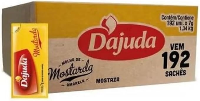 Sache Dajuda Mostarda C/ 192 Unidades