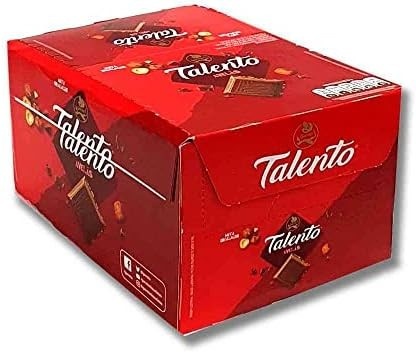 Tablete de Chocolate Talento Vermelho Avelã 85g c/12 - Garoto