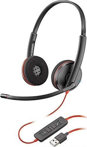 Plantronics Headset Blackwire USB C3220 209745-101T, com fio