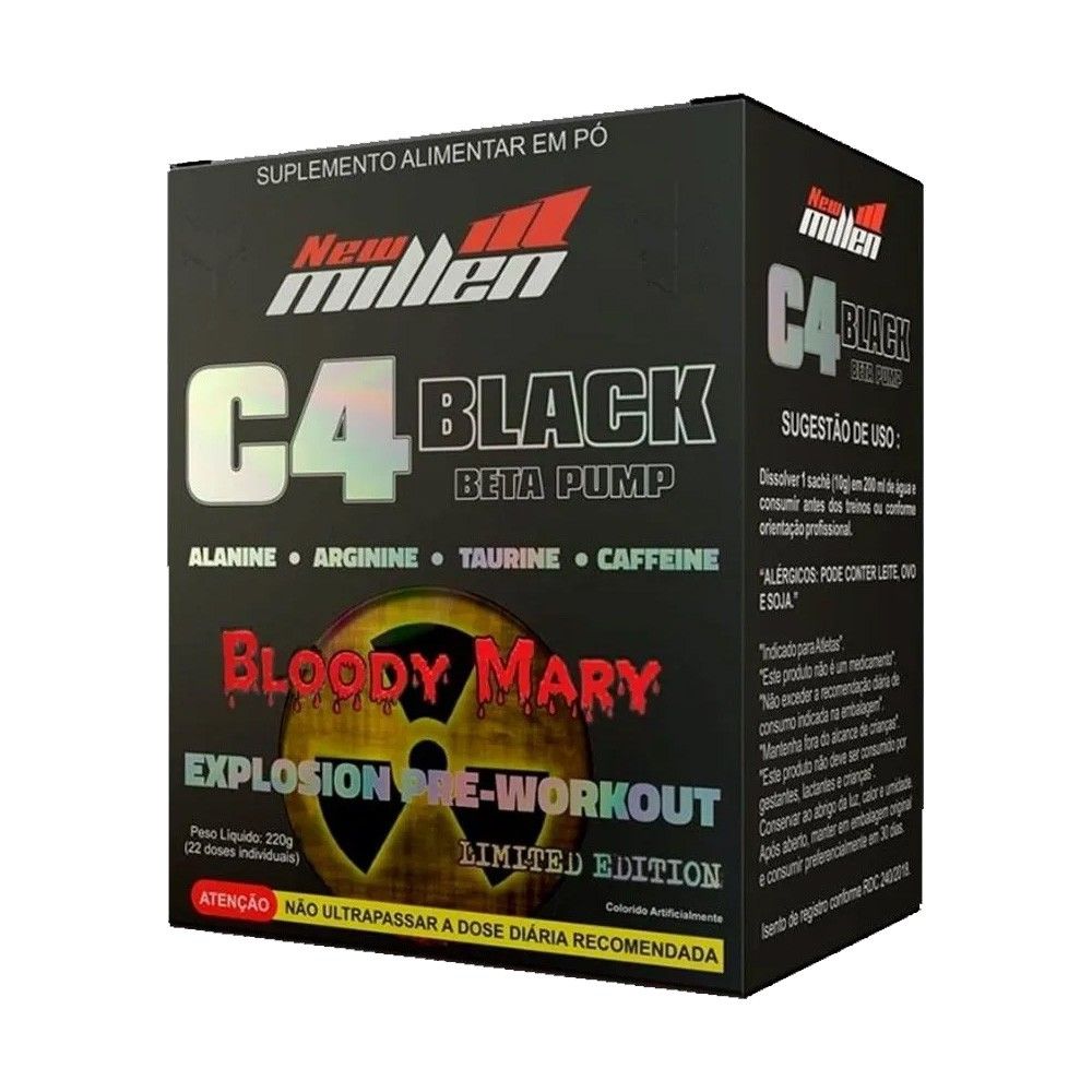 C4 Black Explosion: Energia Explosiva em 22 Doses!
