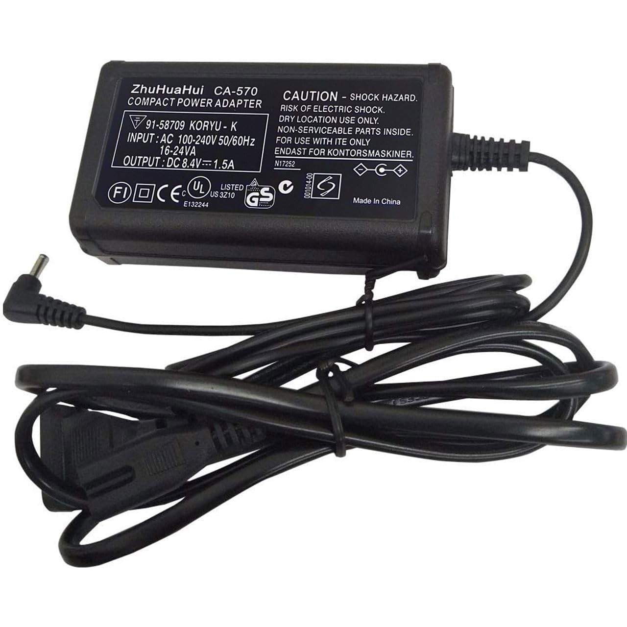 Carregador Adaptador CA-570 para Câmeras Canon: Energia Contínua para Suas Filmagens!