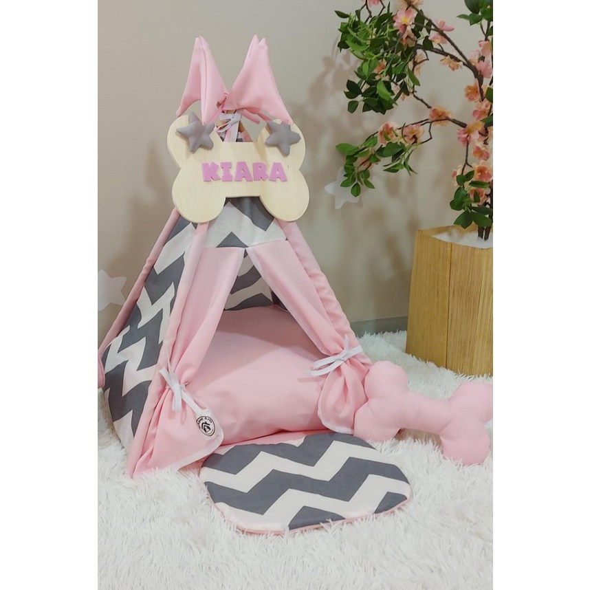 Cabana Pet Rosa: Conforto Personalizado para Seu Amigo 🐾