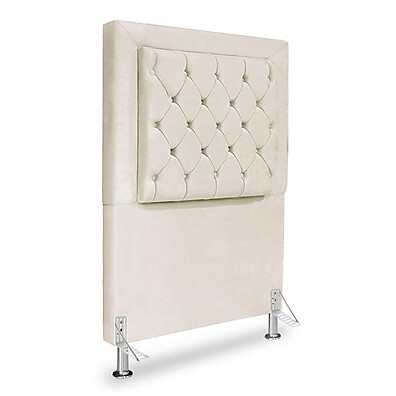 Cabeceira Box Solteiro 90cm: Elegância em Veludo!