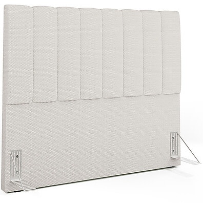 Cabeceira Casal 140cm Bouclê Cru: Elegância Lyam Decor