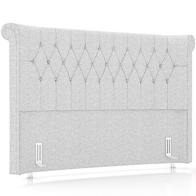 Cabeceira Casal 140cm Linho Cinza: Conforto e Elegância