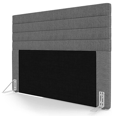 Cabeceira Casal 140cm Linho Cinza - Rubi Mpozenato