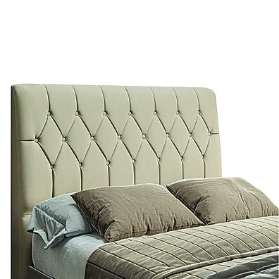 Cabeceira Casal Istambul: Elegância Suede Bege