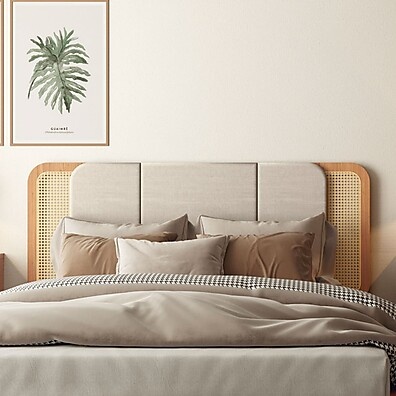 Cabeceira Casal MDF Freijo: Elegância e Qualidade para seu Quarto