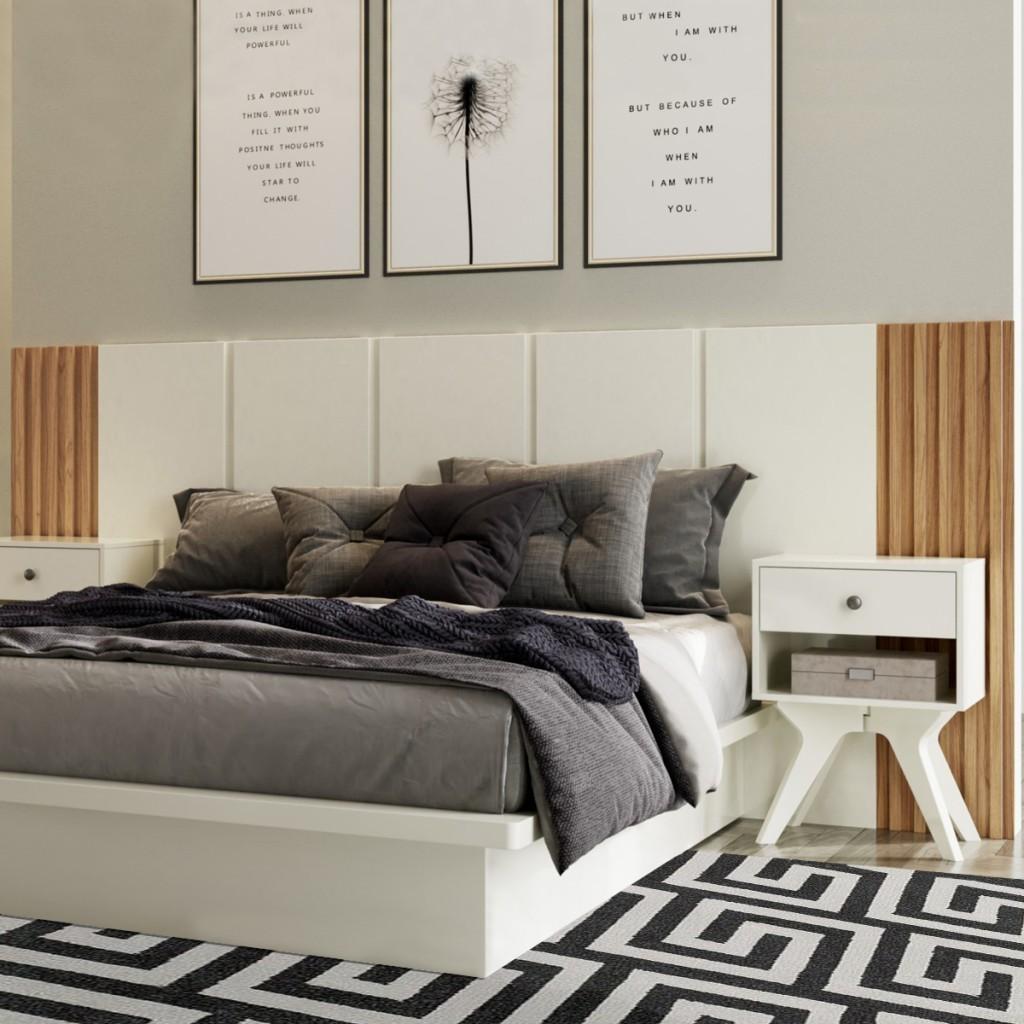 Cabeceira Casal MDF TW184: Elegância e Qualidade