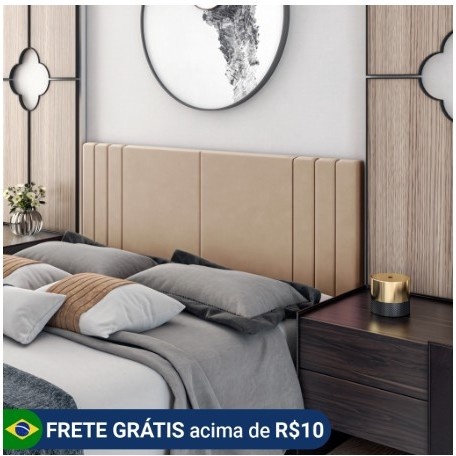Cabeceira de Cama Box Estofada Moderna – Compatível com Vários Tamanhos