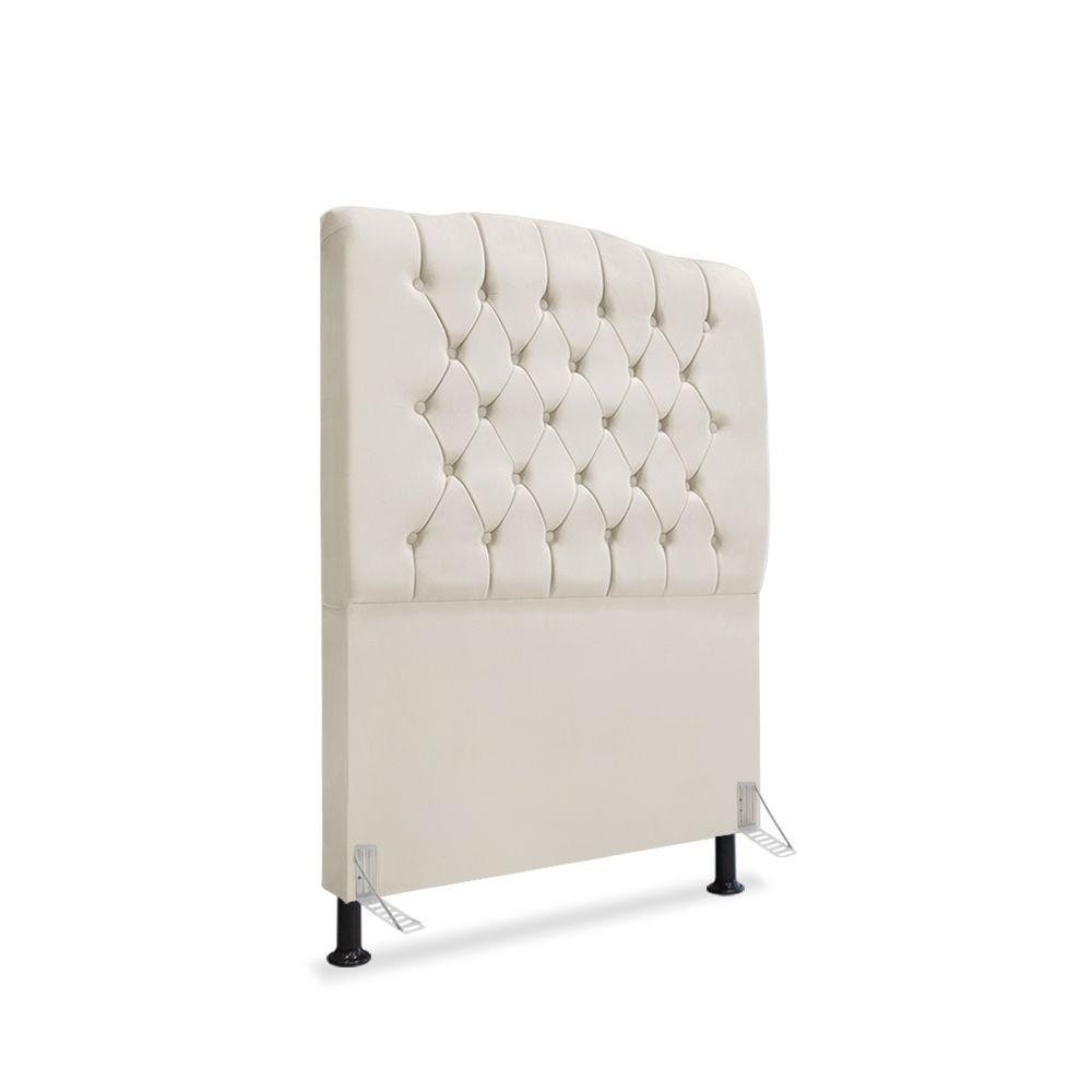 Cabeceira de Cama Solteiro 90cm: Elegância em Veludo!
