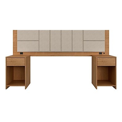 Cabeceira Estofada Dubai com Led – Conforto e Estilo para Seu Quarto