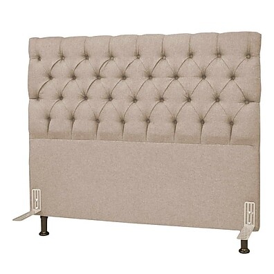 Cabeceira King Size Linho Bege: Conforto e Estilo