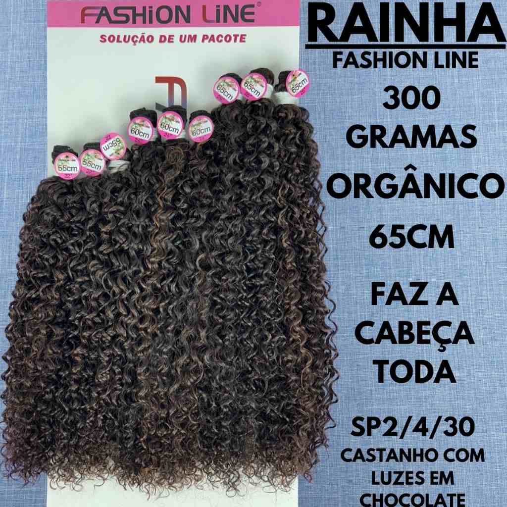 Cabelo Cacheado Orgânico Rainha 65cm: Beleza Natural