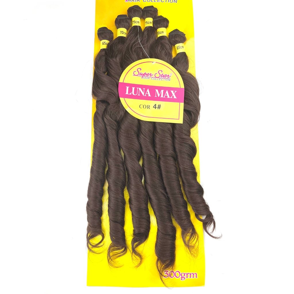 Cabelo Orgânico Ondulado 100% Natural - Super Star Hair Luna Max 75cm