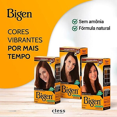Bigen Tintura Permanente em Pó 6g: Cor Intensa e Segurança para Seu Cabelo