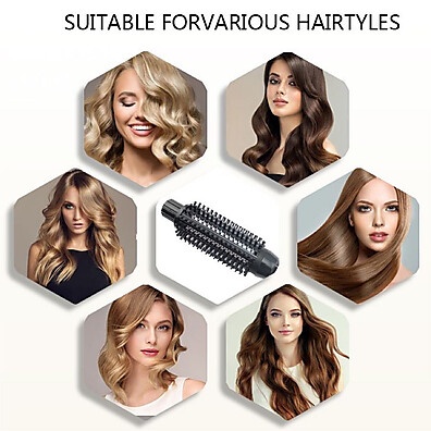Escova Modelador de Ar Quente Profissional 110V: Transforme Seu Cabelo