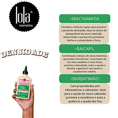 Densidade Lola: Reconstrói e Fortalece Seus Cabelos ✨