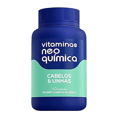 Cabelos & Unhas Fortes: Vitamina Neo Química 60 Cápsulas