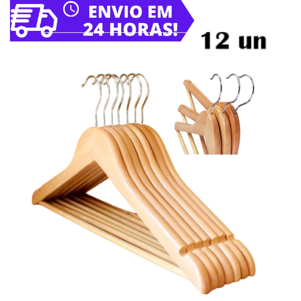 cabides-de-madeira-com-gancho-giratorio-360-kit-12-unidades