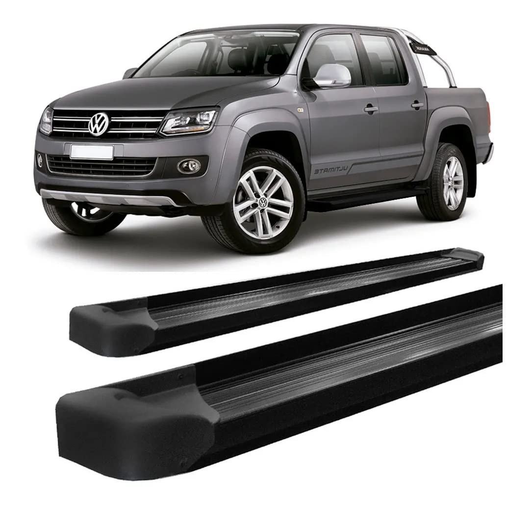 Estribo Hozz Alumínio Preto para Amarok Cabine Dupla: Estilo e Praticidade