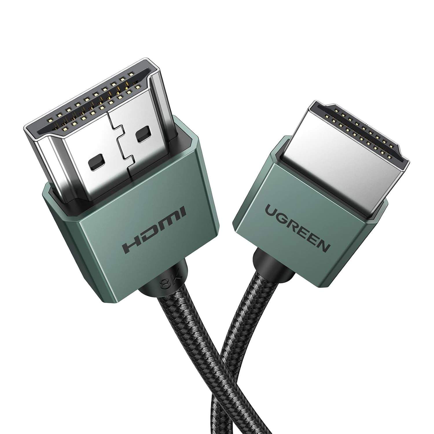 Cabo HDMI 2.1 UGREEN 8K 60Hz 4K 120Hz 48Gbps - Imersão Total para PS5, Xbox Series X e Mais!