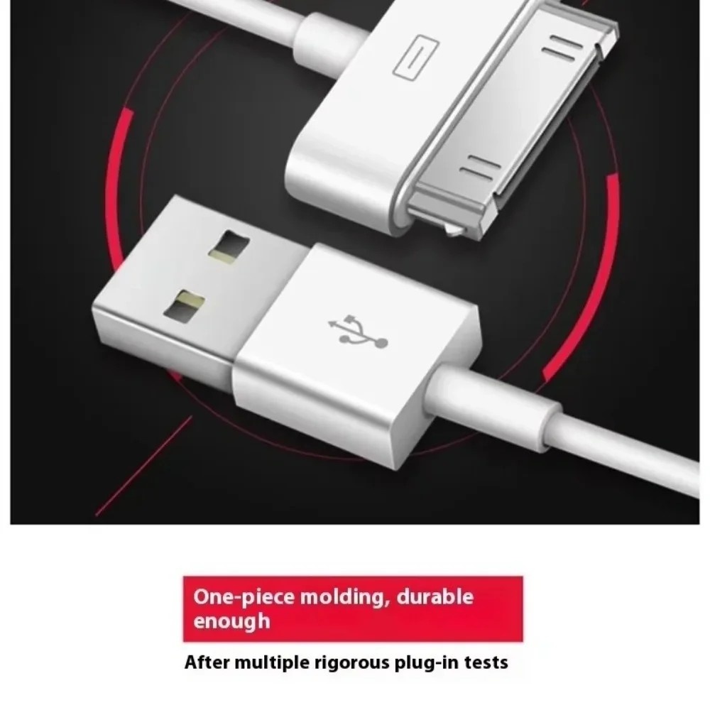 Cabo Adaptador iPhone 30 Pin USB: Carregue e Transfira Dados!