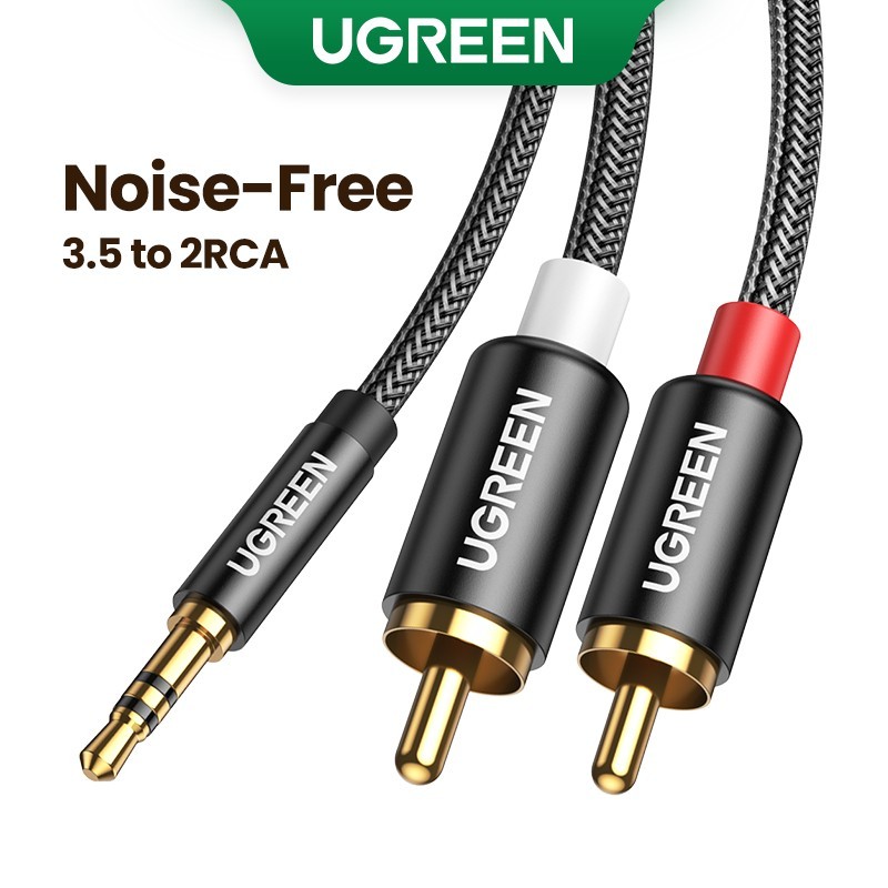 Cabo Áudio RCA UGREEN: Som HiFi Sem Ruídos!