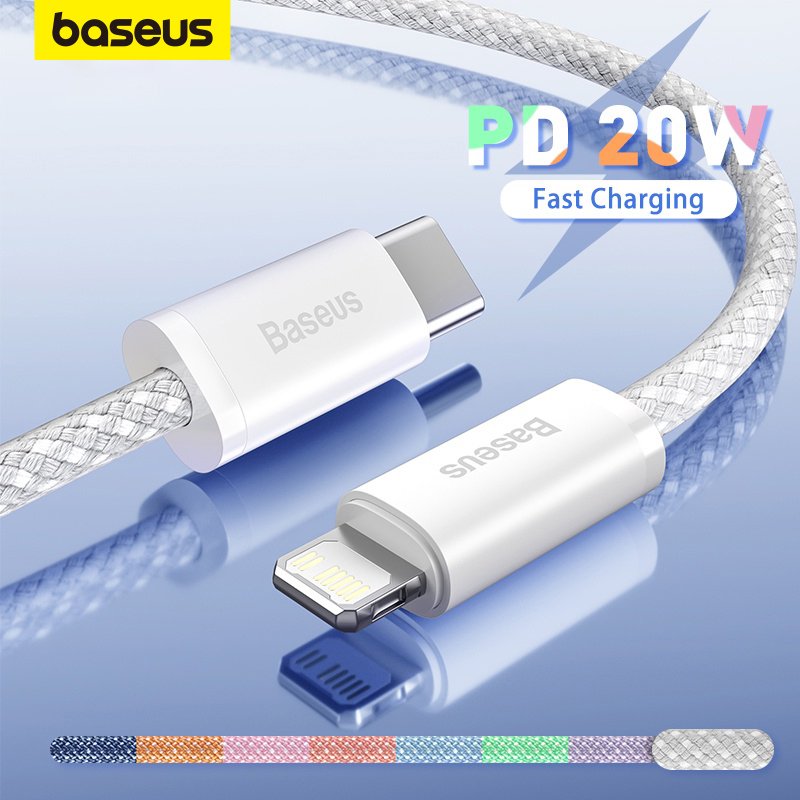 Cabo Baseus 20W: Carregamento Rápido iPhone