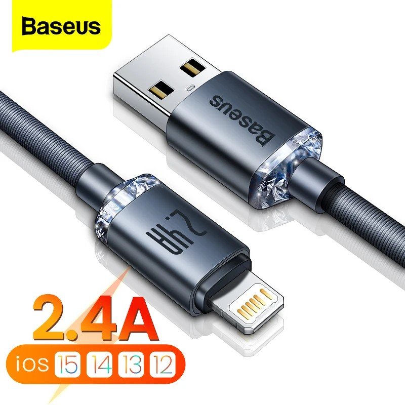 Cabo Baseus iPhone: Carregamento Rápido e Dados