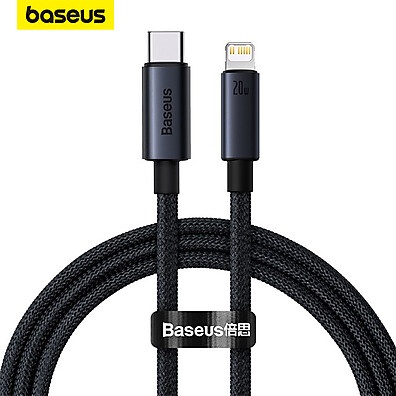 Cabo Baseus USB-C 20W: Carregue Rápido seu iPhone!