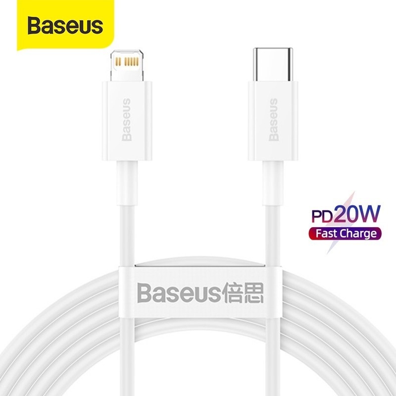 Cabo Baseus USB-C para iPhone 20W: Carregamento Turbo!