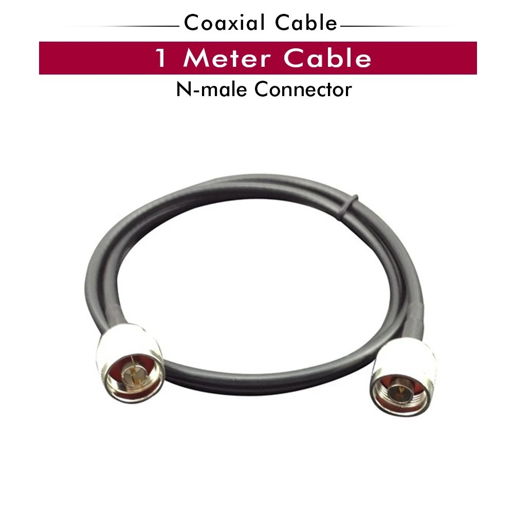 Cabo Coaxial N-Male 1 Metro: Baixa Perda e Sinal Máximo