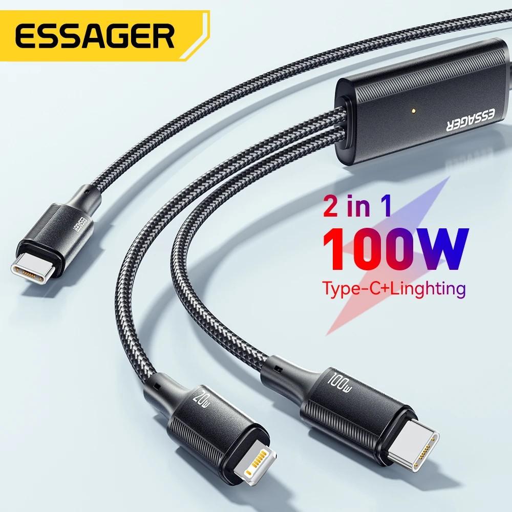 Cabo Essager 100W: Carregue Rápido!